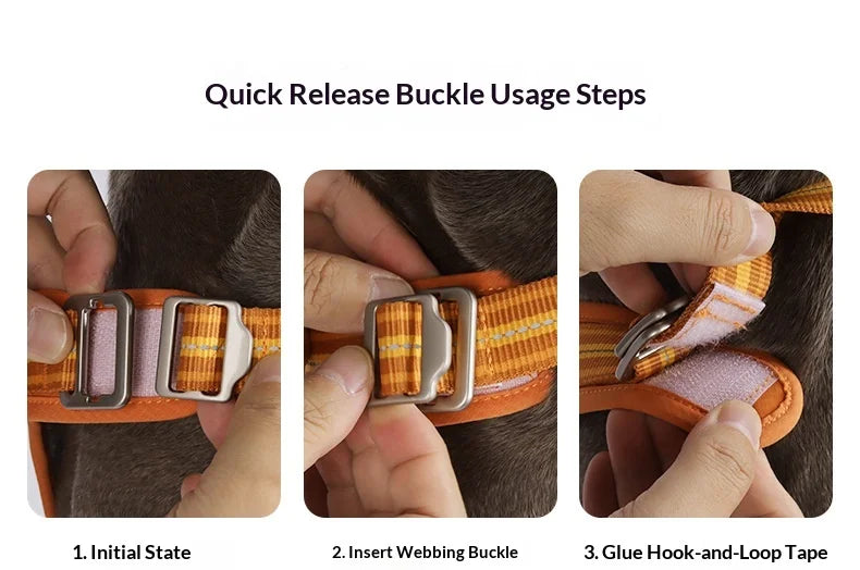 Harnais Anti-Traction Souple et Résistant pour Chien