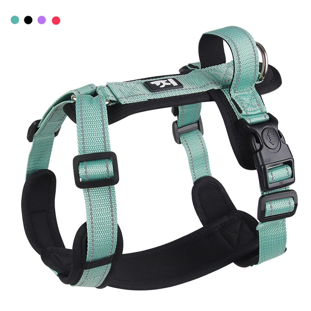 Harnais Gilet Rembourré Sans Traction pour Petit et Moyen Chien - Nouvelle Collection