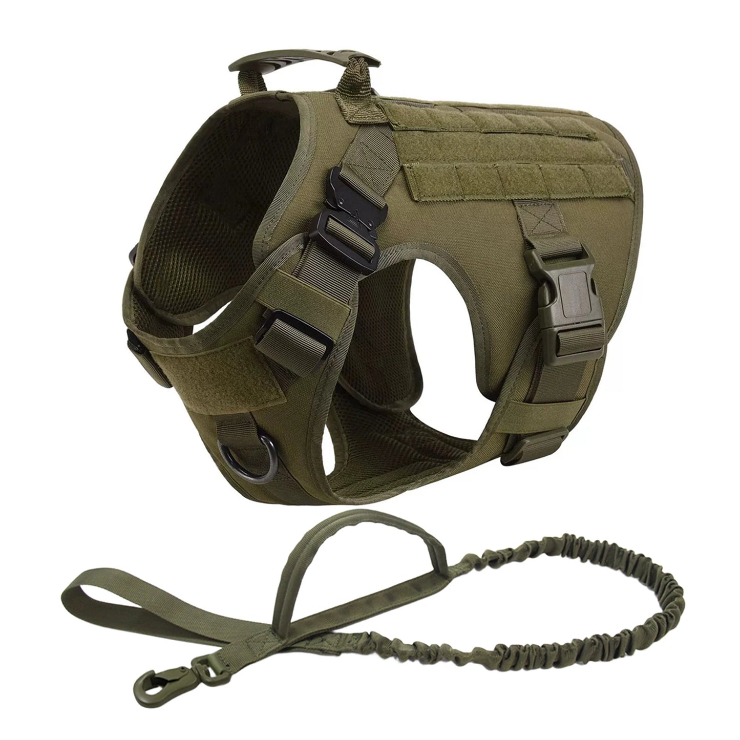Harnais MOLLE avec Collier et Laisse pour Berger Allemand
