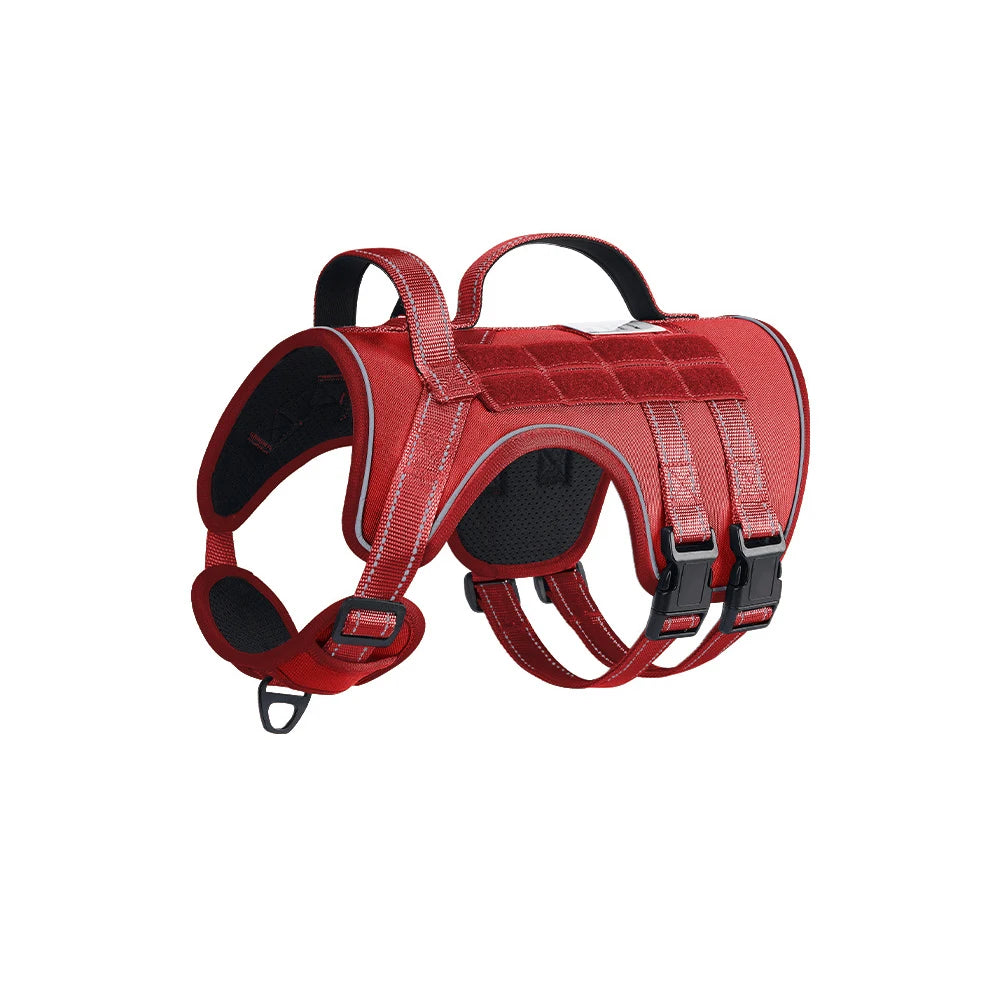 Harnais Tactique 3D Anti-Traction pour Chien Moyen/Grand - Réfléchissant
