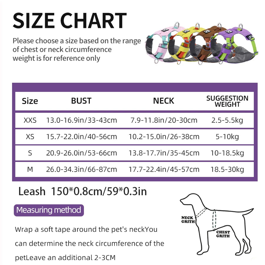 Harnais Magic Pocket Anti-Traction pour Chien - Léger