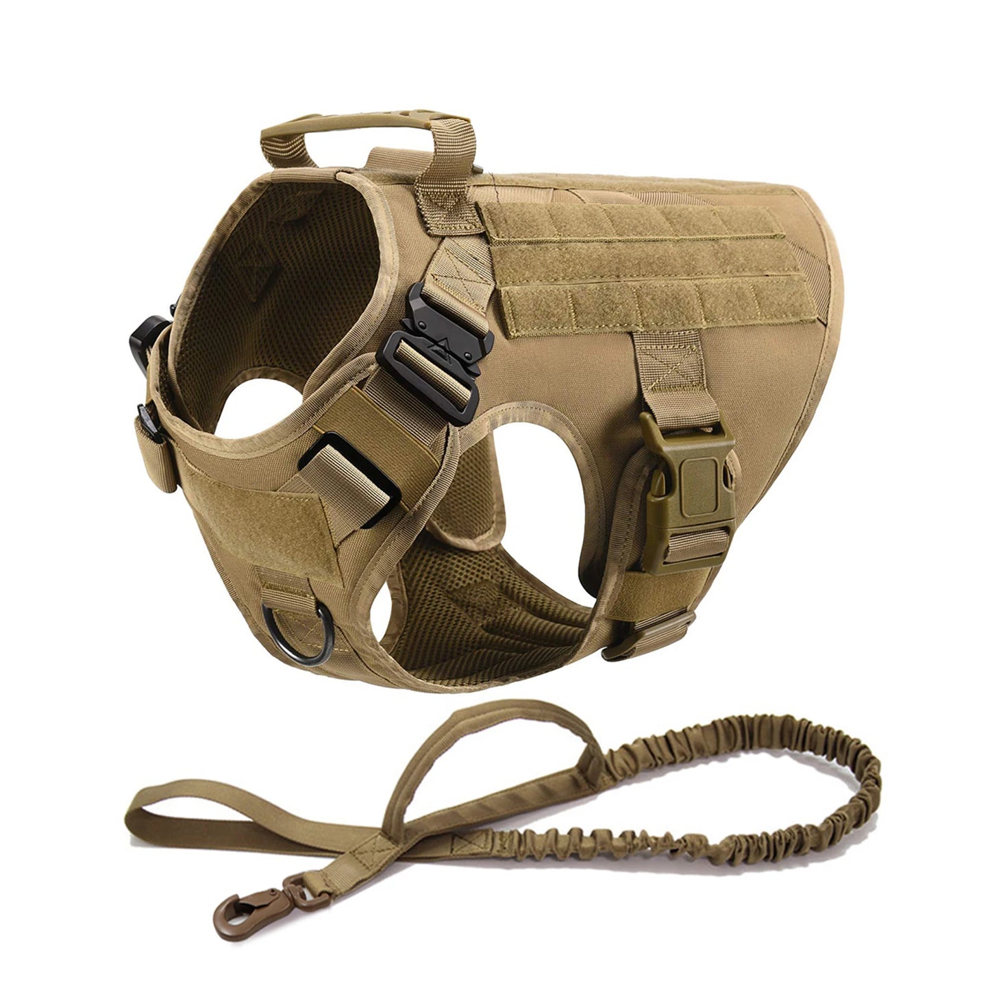 Harnais MOLLE avec Collier et Laisse pour Berger Allemand