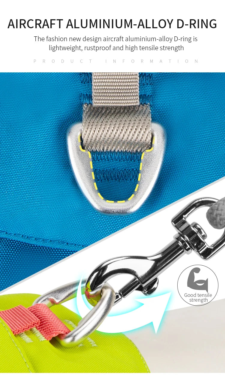 Harnais Sangle Nylon Réfléchissante pour Petit et Moyen Chien