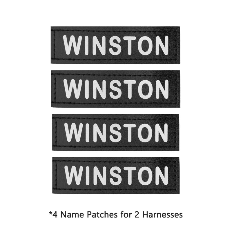 Harnais Personnalisé avec Patch Nominatif - Anti-Traction