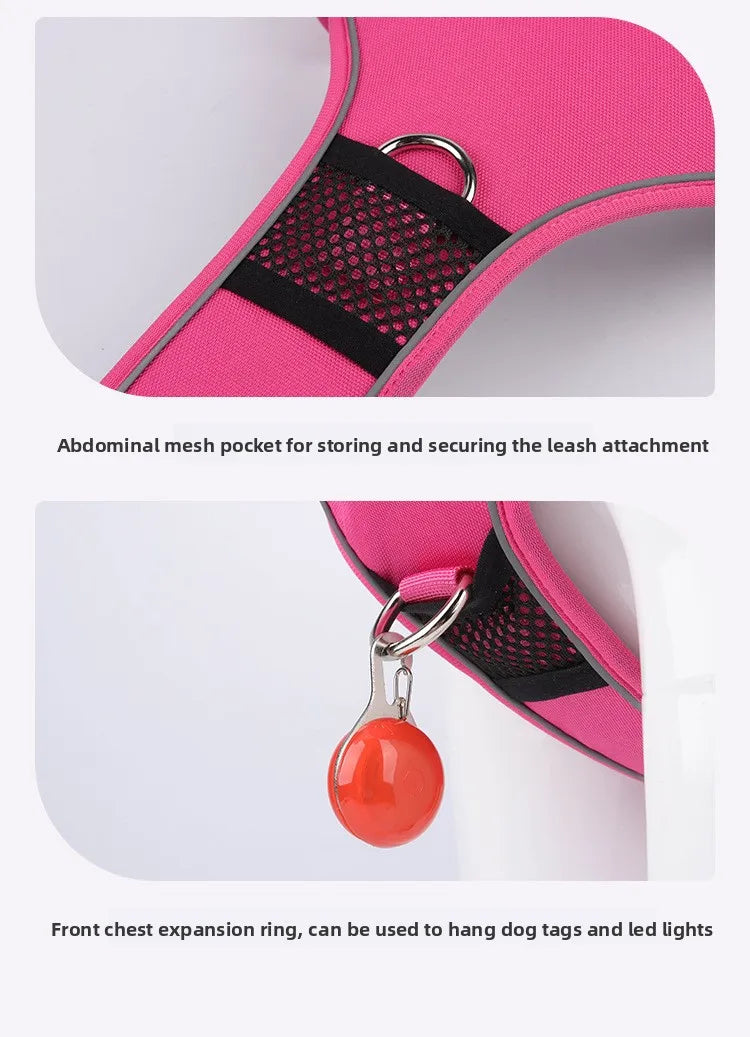 Harnais Compatible AirTag pour Petit Chien - Anti-Perte