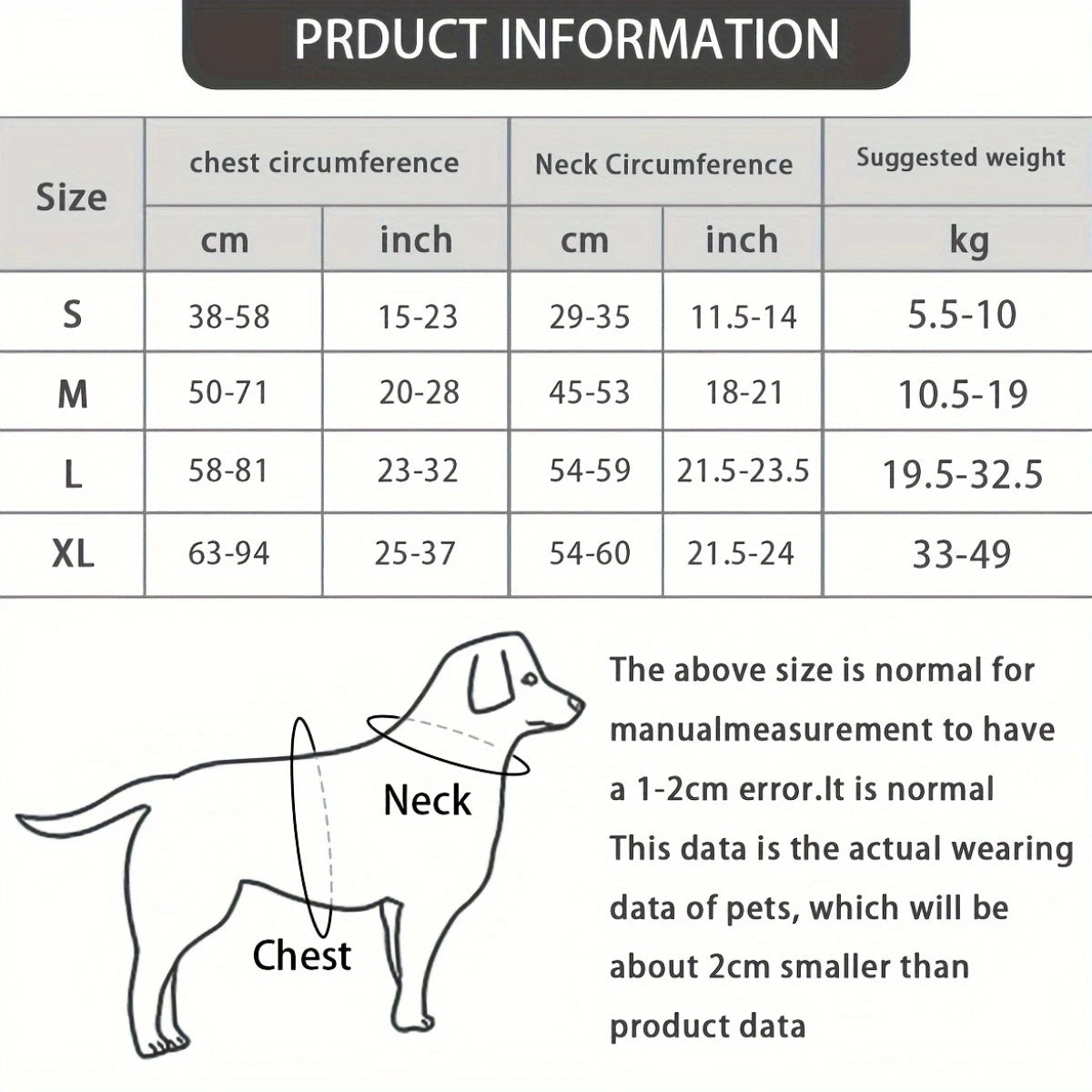 Harnais Réfléchissant pour Chien - Sans Traction, Toutes Tailles