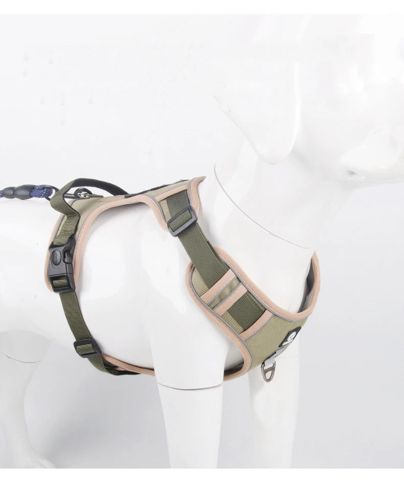 Harnais de Selle Réfléchissant pour Chien - Sans Traction, Toutes Tailles