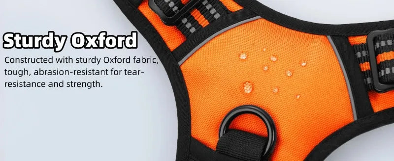 Harnais de Poitrine Antidérapant pour Chien Moyen/Grand - Style Gilet