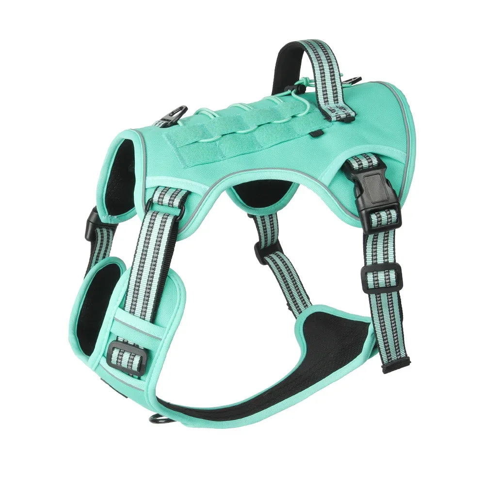 Harnais Tactique MOLLE Anti-Traction pour Grand Chien