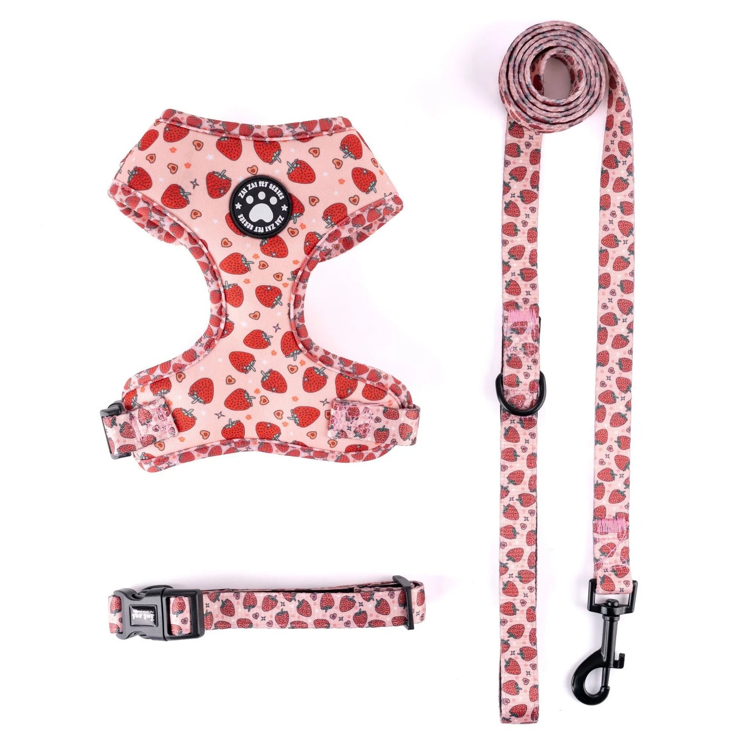 Harnais à Motifs pour Chiot - Doux et Respirant, avec Laisse