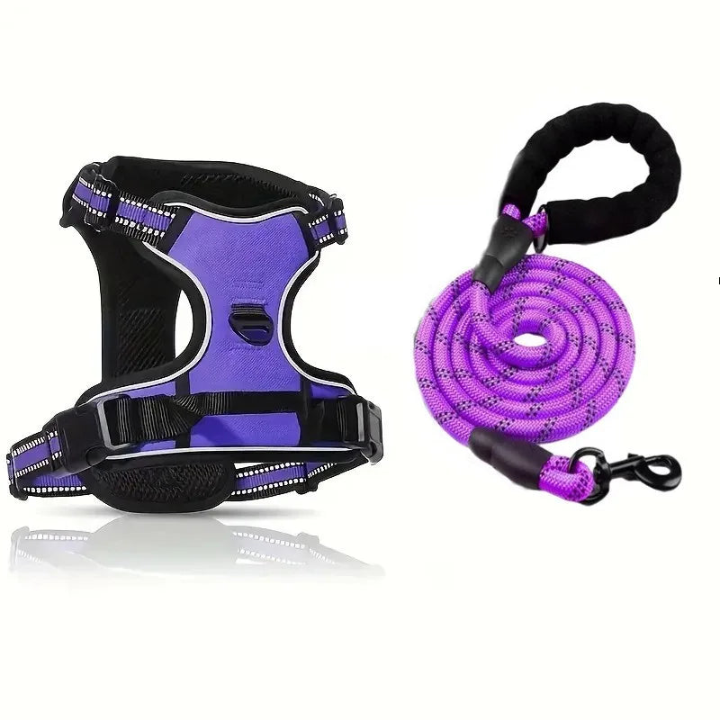 Ensemble Harnais et Sac à Dos JOYTALE Réfléchissant pour Chien